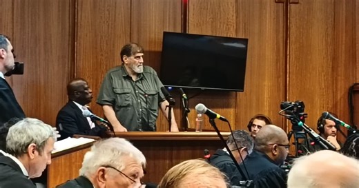 WATCH | Crowd fills court as Eugene de Kock takes stand