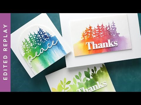 EDITED REPLAY! - Fun & Easy Watercolor Trees!