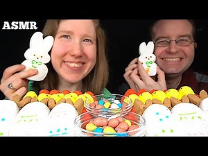 ASMR PEEPS MARSHMALLOW MUKBANG (No Talking) EATING SOUNDS