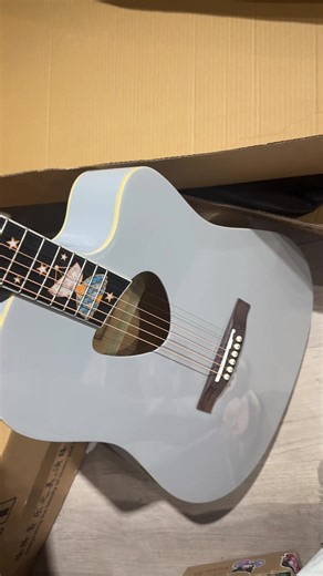 40-Inch Guitar for Sale at $75 with Custom Sticker