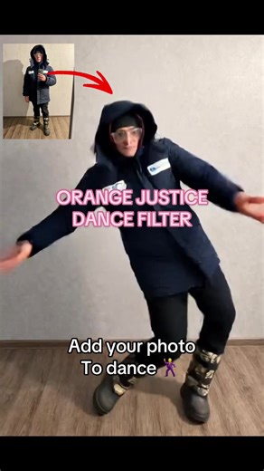 Orange Justice Dance Filter Challenge