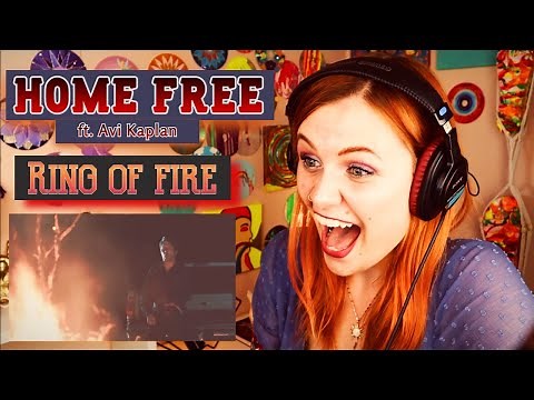 Vocal Coach Reacts to HOME FREE - 'RING OF FIRE' ft Avi of PENTATONIX | Voice Analysis