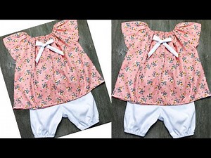 How to Sew a Baby Dress | Easy DIY Baby Girl Clothes Tutorial