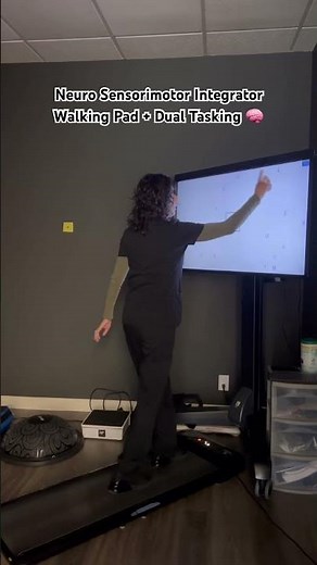 NSI: Walking Pad + Dual Tasking 🚶🏻‍♀️🧠 #brainhealth #brain #cognition #concussion #braintraining