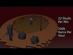Fast Wither Skeleton Farm | 21 skulls/min
