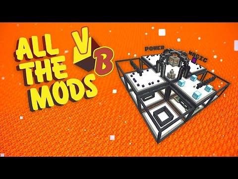 All The Mods Volcano Block EP10 MEGA BASE Build