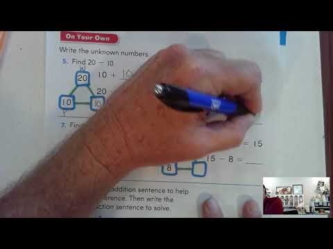 Lesson 5.6 first grade Algebra-Using Related Facts