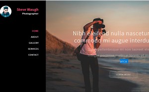 HTML CSS做一个主页