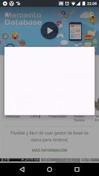 Instalacion memento Database desde Google Play