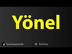 How To Pronounce Yonel