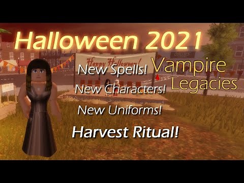 Roblox: The Vampire Legacies | HALLOWEEN UPDATE + HARVEST RITUAL!