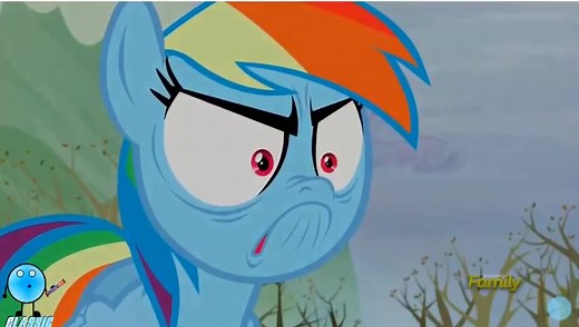 Rainbow Dash:\"Do I look angry?!\"(Sparta Citata Remix)