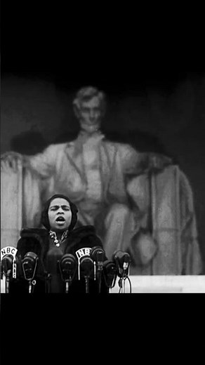 Marian Anderson at the Lincoln Memorial (1939) | My Country ’Tis of Thee 🇺🇸🎶