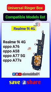 Mobile ringer Box universal compatible models list | sbmobile01