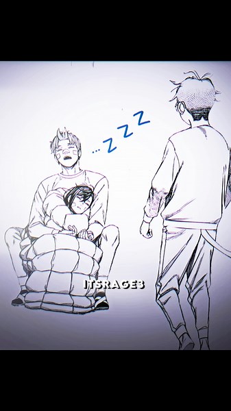 Okarun Discovers Momo and Jiji Sleeping Together