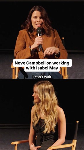 Neve Campbell and Director Kevin Williamson praise franchise newcomer Isabel May. #Scream7, in cinemas February 26. | Paramount Pictures