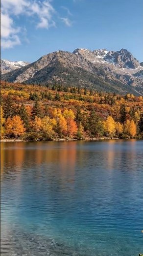 Smooth Jazz | POV: Autumn Found the Perfect Mountain Lake 🍂