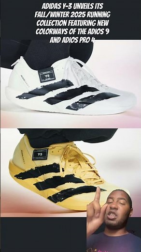 adidas Y-3 unveils its Fall/Winter 2025 running collection featuring ADIOS 9 and ADIOS PRO 4