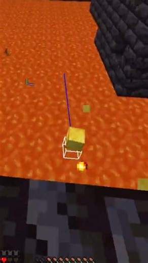 these gold blocks are slippery #minecraft