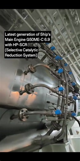 247K views · 3K reactions | Latest generation of Ship's Main Engine G50ME-C 6.9 with HP-SCR (Selective Catalytic Reduction System) #marineengineering #engineering #technology | Mhark Christian Cenaon | Facebook