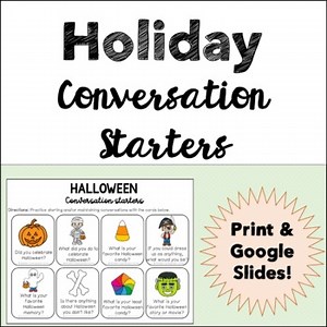 Holiday Conversation Starters - Google Slides