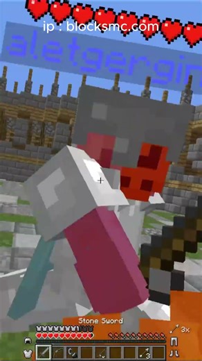 Blocksmc 1vs1 #blocksmc #minecraft #pvp #ماين_كرافت #edit