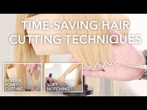 Time-Saving Haircutting Techniques: Reverse Point Cutting & Soft Notching | Kenra Professional