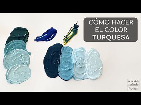 Cómo hacer el color turquesa paso a paso