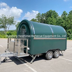 [Hot Item] Mobile Hot Dog Pizza Snack Fast Food Trailer