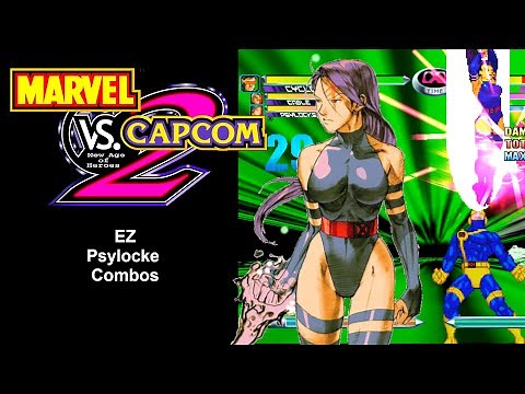 Marvel vs. Capcom 2 - EZ Psylocke Combos
