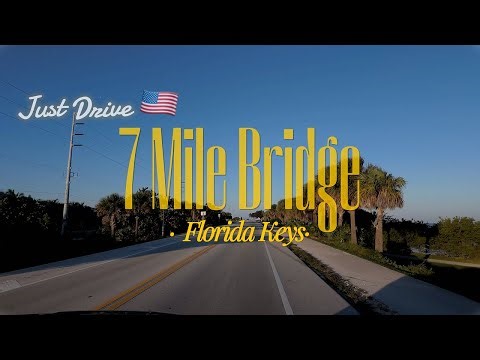 One of America’s Most Beautiful Drives | 7 Mile Bridge 🇺🇸