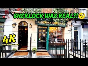 This House Is Real?! 😱 | Sherlock Holmes Museum London 4K-HD