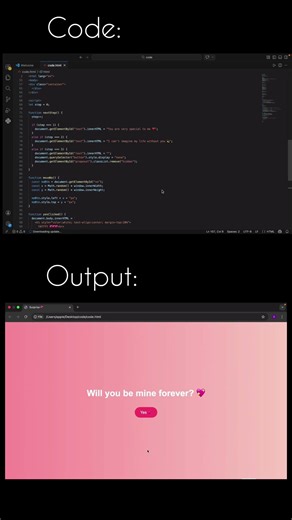 i love you... #popular #coding #html #javascript #animation #website #iloveyou