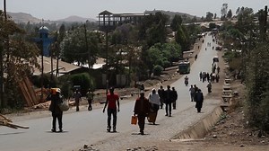 Street In Addis Ababa Ethiopia Stock Footage SBV-300151640 - Storyblocks