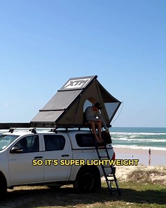 @elks.outdoors has been putting the new XTM Lightweight Rooftop Tent through it’s paces lately! On a recent K’Gari trip he stopped to talk us through some of his favourite features.. Check it out ⛺️👌 | BCF - Boating, Camping, Fishing