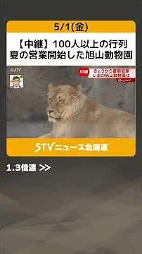 [Live Report] Over 100 people line up at Asahiyama Zoo as it opens for summer season. "We hope vi...