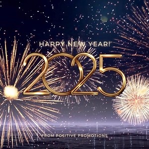 🎉 Happy New Year from Positive Promotions! 🎉 As we welcome 2025, we’re filled with excitement for the year ahead! Thank you for letting us be part of your journey to recognize and inspire those who make a difference every day. Here’s to a year of gratitude, growth, and new opportunities! 💙 Tell us your goals for 2025! Drop them in the comments below- we'd love to hear how we can help make this year even more impactful. 🌟 | Positive Promotions