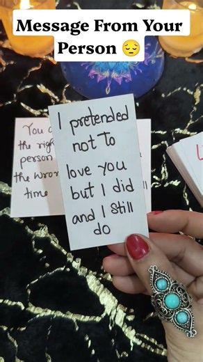 Message From Your Person 😞 #lovetarot #lovetarotreading #tarotreading #tarotreader #love