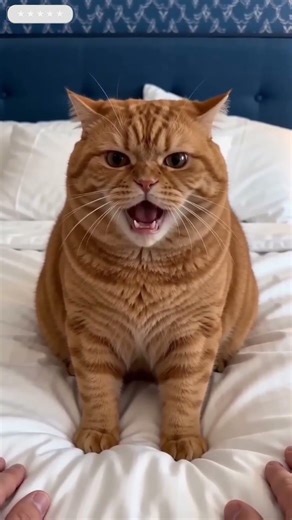 This Orange Cat is FURIOUS With Me #catlife #funnycats