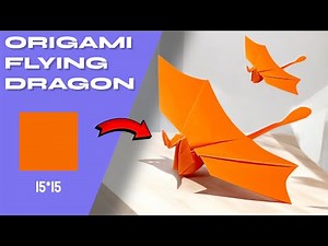 How to Fold a Flying Origami Dragon | Step-by-Step Tutorial