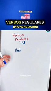 Verbos Regulares en Inglés ❤️👇🇺🇸✨☺️ #English #ingles #aprenderingles #inglesconamor | Inglés con Abraham