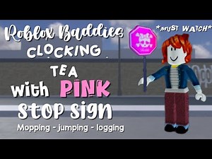 Playing With Pink Stop Sign In Roblox Baddies! *MUST WATCH*