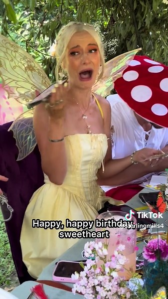 Mermaid Sings Happy Birthday to a Fairy