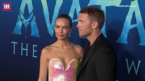 Sam Worthington and wife Lara Bingle at the 'Avatar: The Way of Water' premiere