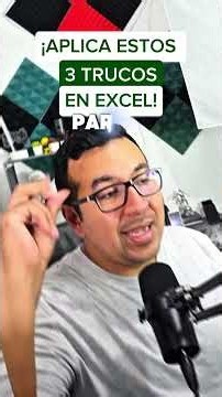 3 TRUCOS DE EXCEL CON TABLAS que te ahorran TIEMPO 🚀