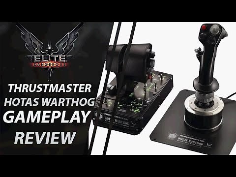 Thrustmaster HOTAS WARTHOG | Gameplay / Review W/ Elite Dangerous | CenterStrain01