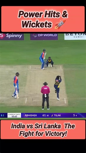 💥 IND vs SL – Power, Passion & Cricket!Power Hits & Wickets 🚀