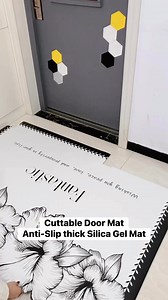 97K views · 229 reactions | Advanced entrance door mat, anti-slip thick silica gel doormat, dirt-resistant and cuttable, front door mat Best way to enrich you entryway experience 殺✨ • • #doormat #entrywaydecor #entrancemat | Tiffany Design Studio | Facebook