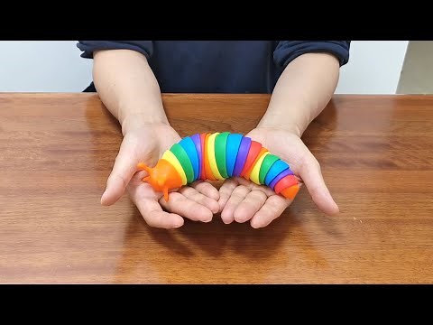 Slug Fidget Toy Unboxing 2021 - Funny Articulated Sensory Toys