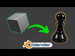 How to Model a Chess Piece In Blender (Easiest Tutorial)